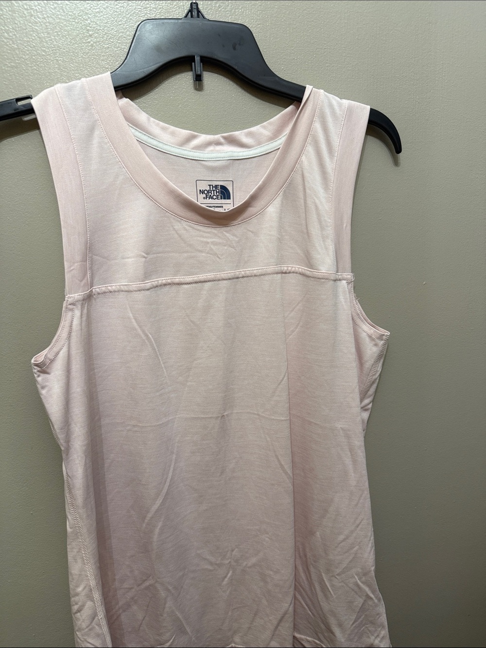 The North Face Women's Pale Pink Sleeveless Tank Top